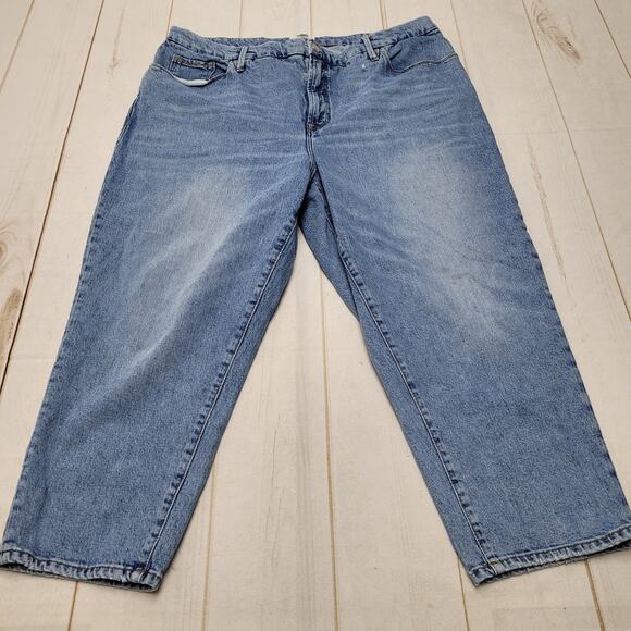 Good American good girl petite jeans high rise medium wash - Picture 2 of 9